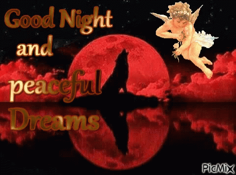 Good Night Sweet Dreams GIF. This 480 x 356 animated GIF is part of our gute nacht mein schatz collection. Related themes include angel, good night, moon…