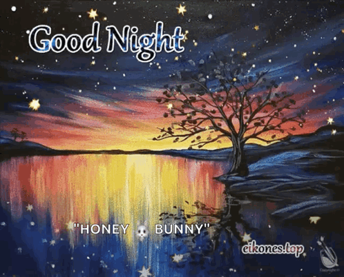 Good Night Tree GIF