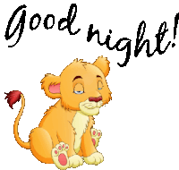 Good Night Sticker