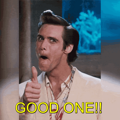 Good One Carrey GIF