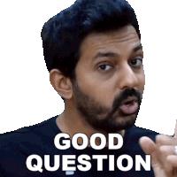Good Question Faisal Khan Sticker