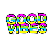 Good Vibes Have Fun Sticker