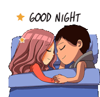 Goodnight Couple Sticker
