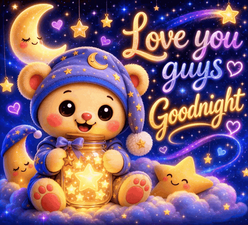 Goodnight Danimo Danimobear Night GIF
