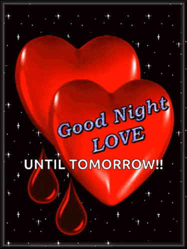 Goodnight Love GIF. This 374 x 498 animated GIF is part of our gute nacht mein schatz collection. Related themes include goodnight, heart, love. Created by…