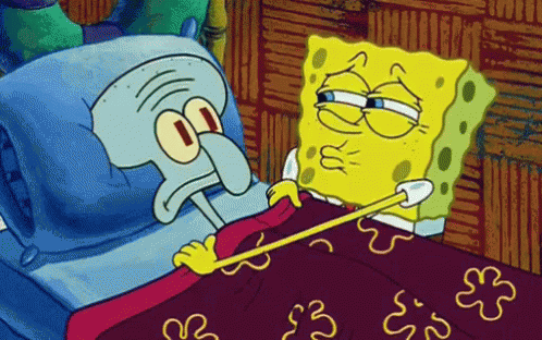 Goodnight Squidward GIF. This 498 x 312 animated GIF is part of our spongebob bald collection. View the original animation, share it, or browse related GIFs.