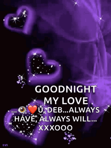 Goodnight Sweetdreams GIF. This 374 x 498 animated GIF is part of our gute nacht mein schatz collection. Related themes include goodnight, heart, purple…
