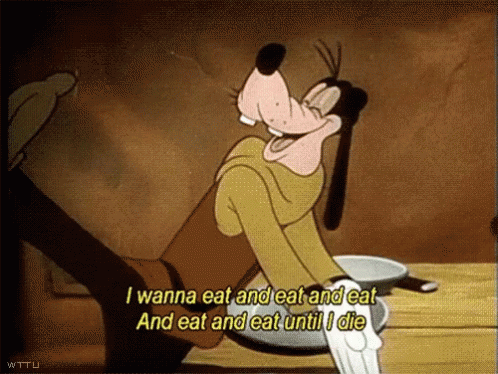 Goofy Hungry GIF