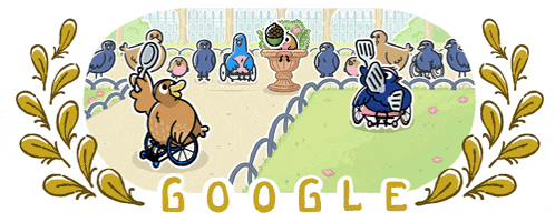 Google Google Paris Games Tennis GIF