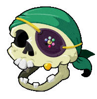Goonies Skull Sticker