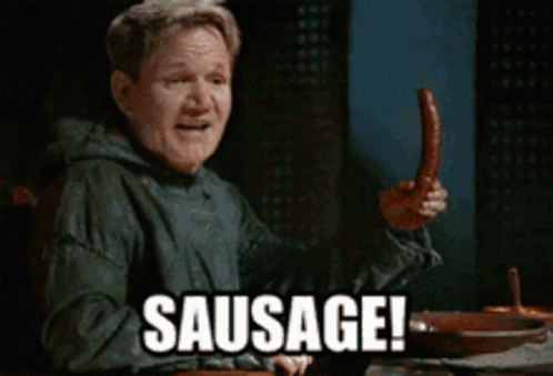 Gordon Ramsay GIF. This 498 x 339 animated GIF is part of our ramsay sausage collection. Created by Tray22. View the original animation, share it, or browse…