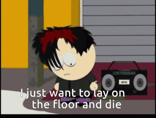 Goth South Park GIF. This 498 x 378 animated GIF is part of our shoot me kid collection. Related themes include goth. Created by DestroMARS. View the…