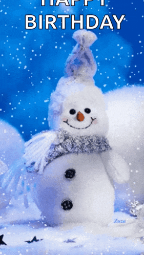 Gotta Have Snow For Your Birthday GIF