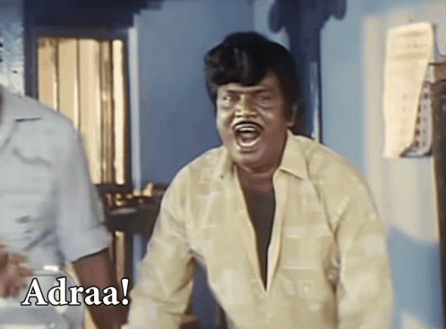 Goundamani Adrasakka GIF