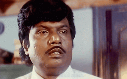 Goundamani Cautious GIF