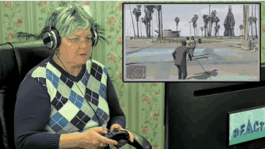 Grandma Gaming Old Gamer GIF