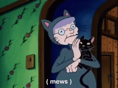 Grandma Gertie Hey Arnold GIF. This 480 x 360 animated GIF is part of our simpsons crazy cat lady collection. Related themes include cat. Created by…