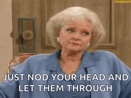 Grandma Nod GIF
