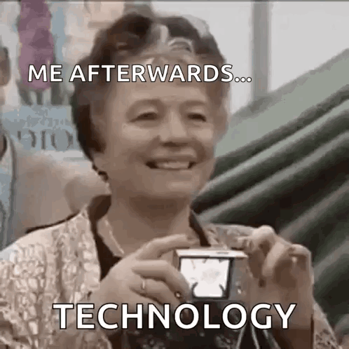 Grandma Selfie GIF