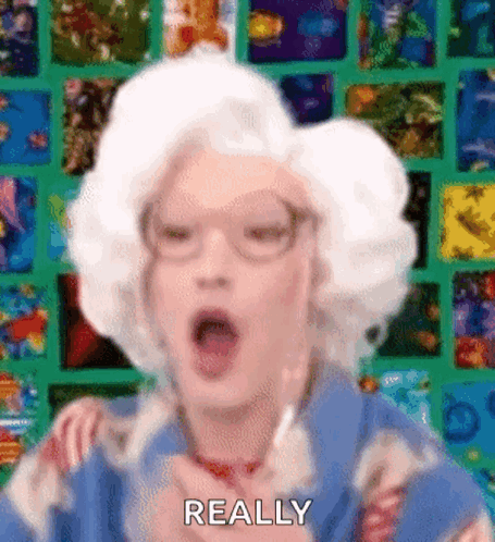 Granny Shock GIF