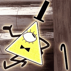 Gravity Falls Bill Cipher GIF