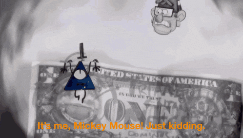 Gravity Falls Bill Cipher GIF