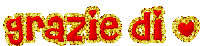 Grazie Heart Sticker
