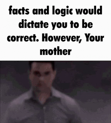 Great Argument However Your Mother Facts GIF