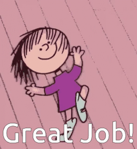 Great Job Charlie Brown GIF