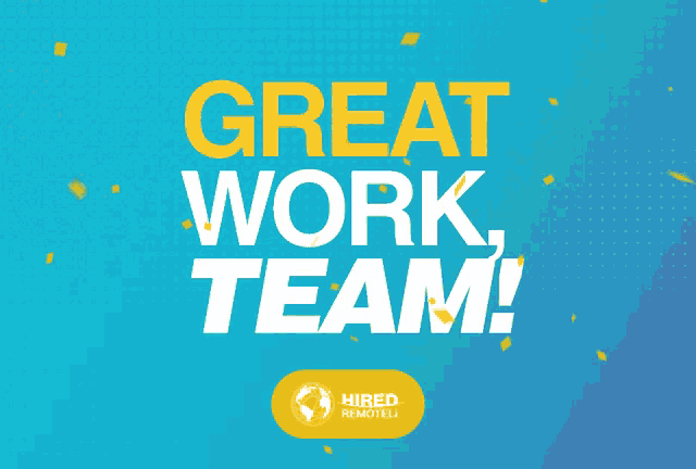 Great Work Good Job GIF