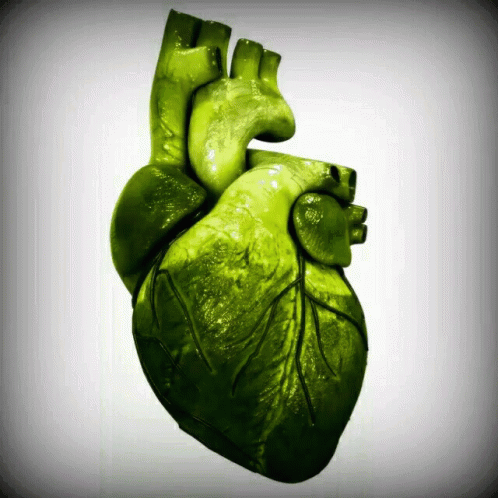 Green Heart Heart Beat GIF