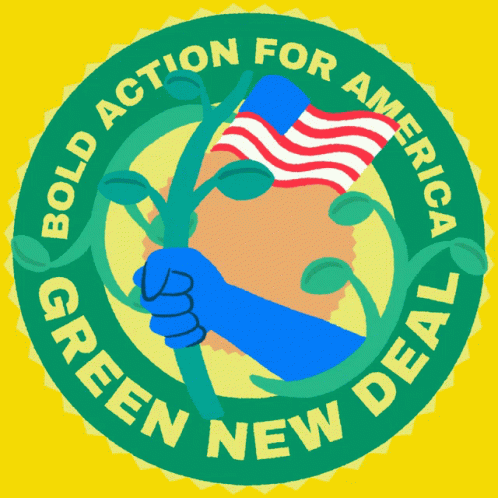 Green New Deal For America Green New Deal Alexandria Ocasio Cortez GIF. This 498 x 498 animated GIF is part of our soylent green is people collection…