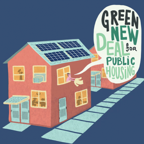 Green New Deal For Public Housing Reen New Deal GIF. This 498 x 498 animated GIF is part of our soylent green is people collection. Created by…