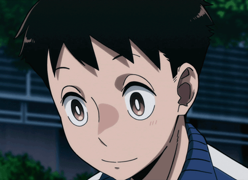 Grin Smile GIF. This 498 x 361 animated GIF is part of our happy anime guy collection. Related themes include cute, lol, mha. Created by osiriskid. View the…