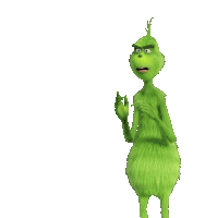 Grinch Blah Sticker