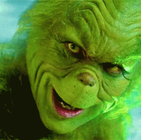 Grinch Smiles GIF