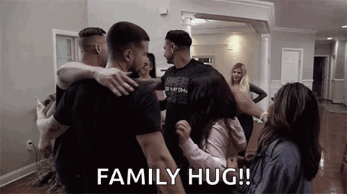Group Hug Bring It In GIF