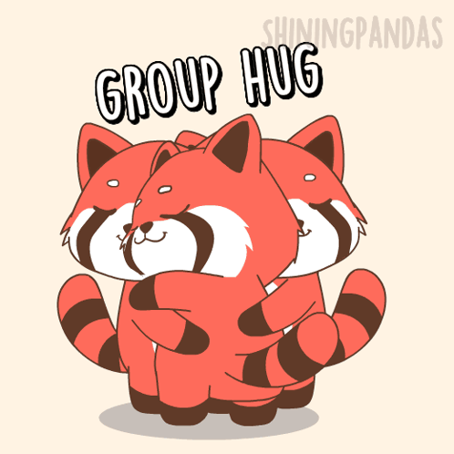 Group Hug Hugs GIF