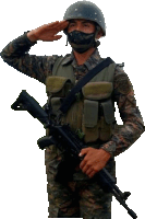 Guatamela De Soldado Soldier Sticker