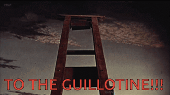 Guiillotine GIF. This 338 x 190 animated GIF is part of our guillotine collection. Created by GifDude1117. View the original animation, share it, or browse…