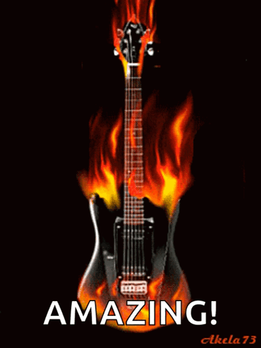 Guitar Fire GIF