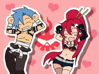 Gurren Lagann Dancing GIF
