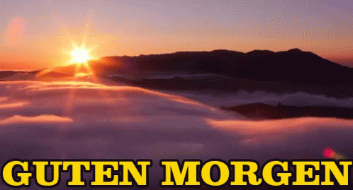 Guten Morgen Wolkenhimmel - Guten Morgen GIF