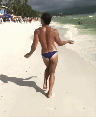 Guy Running Away Guy Running Away Sexily GIF. This 320 x 387 animated GIF is part of our beach collection. Created by monocaeli. View the original…