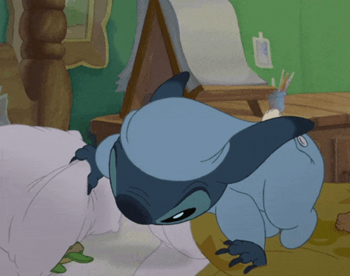 H2di Stitch Go To Bed GIF