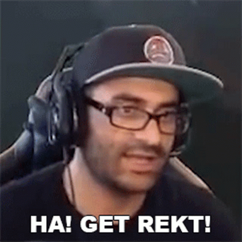 Ha Get Rekt Sain GIF