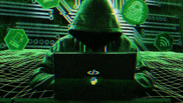 Hacker Python GIF