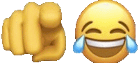 Hah Hah Emote Sticker