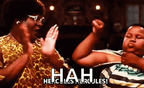 Hah Hercules Hercules GIF. This 498 x 306 animated GIF is part of our nutty professor hercules collection. Related themes include cheering, clap. Created by…