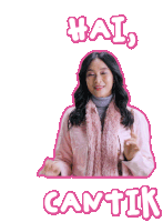Hai Cantik Chinta Sticker